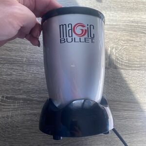 Magic Bullet MB1001 Replacement Motor Base 250W Silver Black Blender Power Base